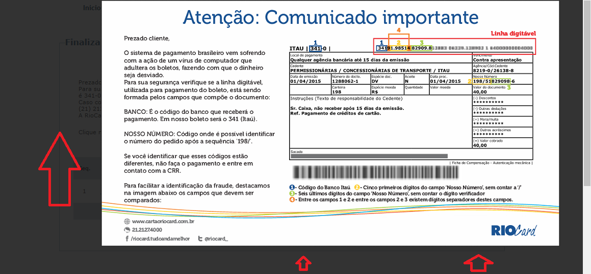 impressão bilhete único carioca rj 2