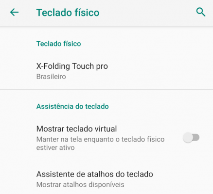 teclado dobrável e bluetooth X-Foldi ng da Samsung - Como acentuar